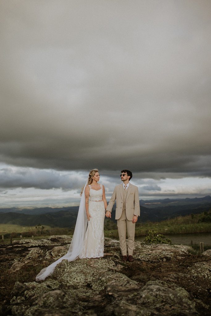 Casamento boho chic intimista com paisagem indescritível em São Luíz do Purunã &#8211; Gabriela &#038; Vinícius
