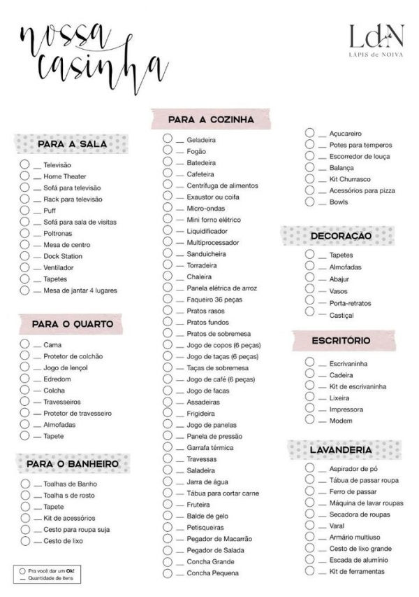 Lista De Casamento: Veja O Guia Completo Para Criar A Sua