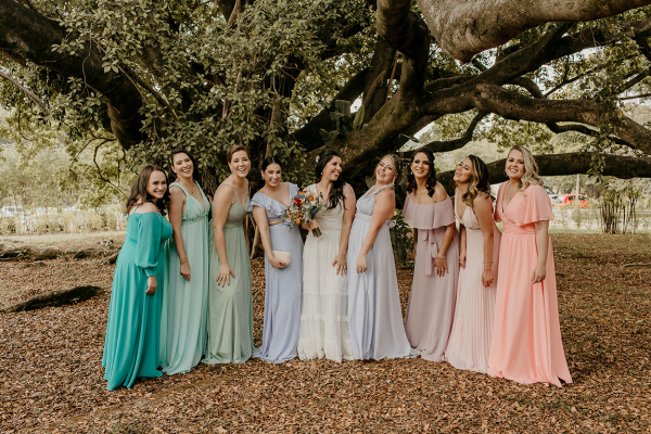 capa post: Noiva e madrinhas