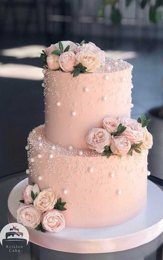 bolo rose para casamento