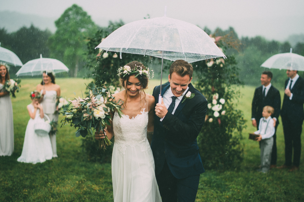 casamento com chuva 
