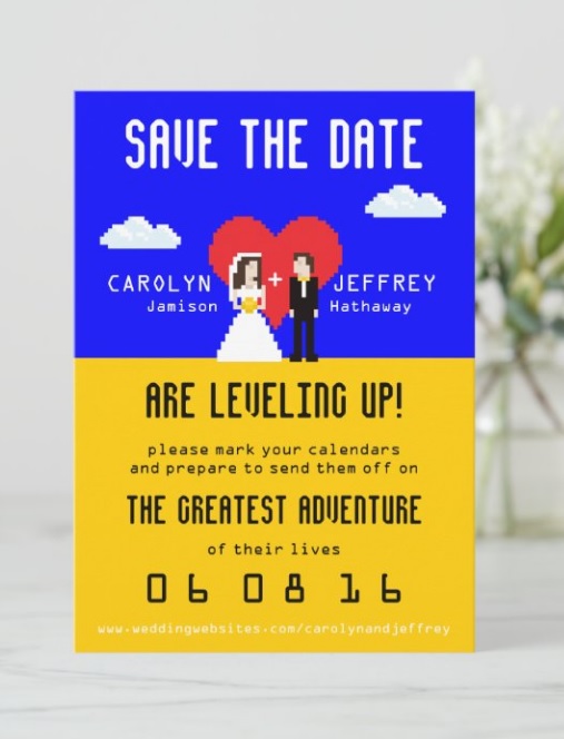 save the date casamento geek