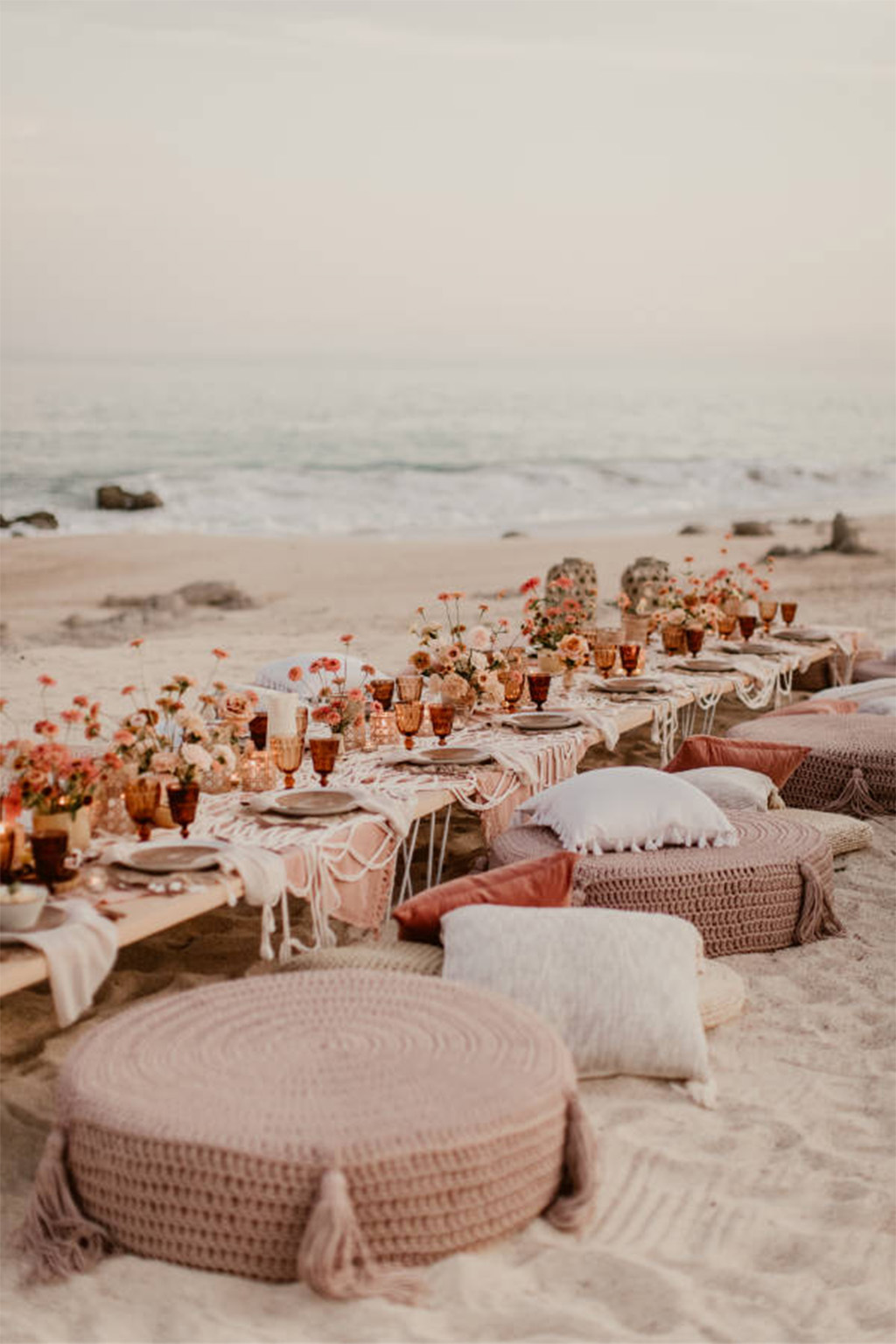 decoração para casamento ao ar livre na praia