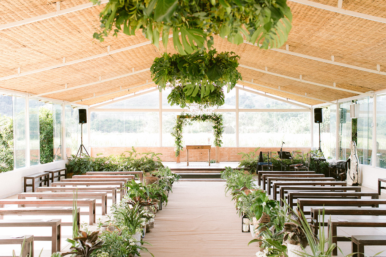 Casamento no campo romântico e delicado em São Paulo!