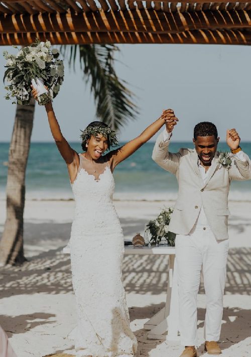  traje dos noivos para casamento em cancún