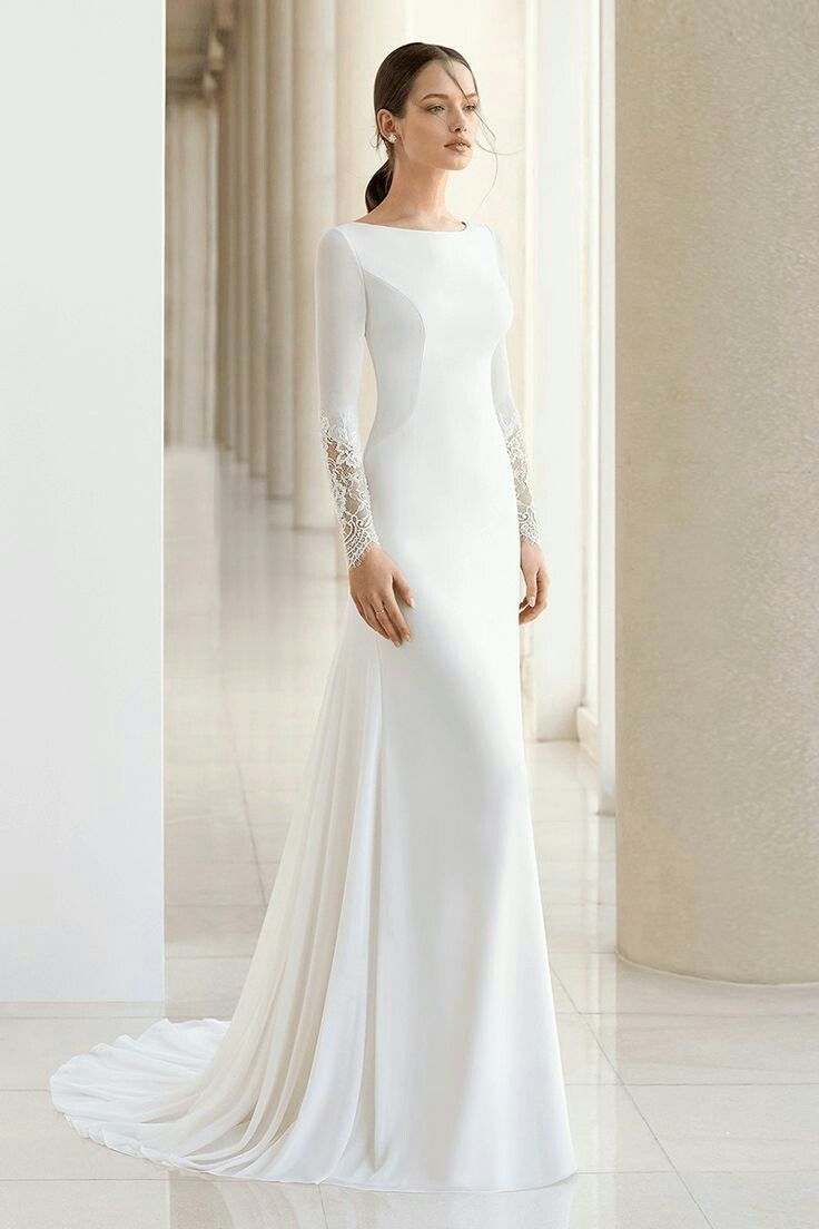 vestido de noiva simples elegante
