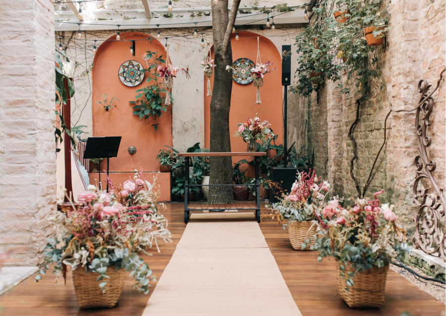 Casa Quena é um espaço autêntico para um mini wedding na cidade!