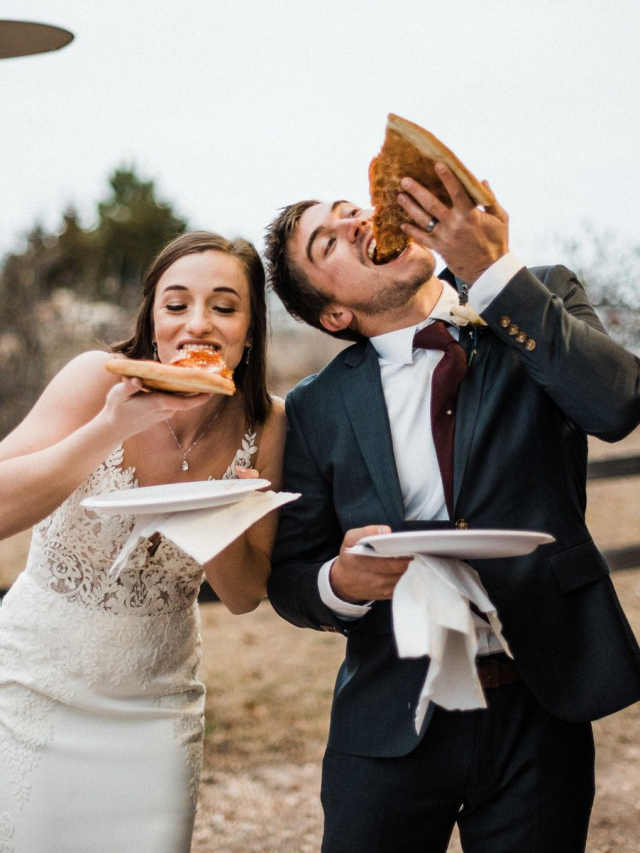 Como servir pizza no seu casamento