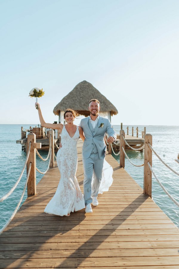 capa post: Noivos no deck