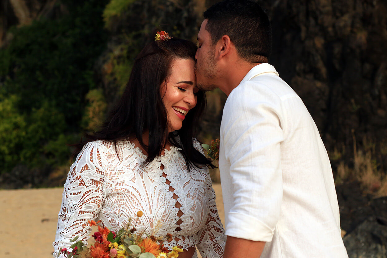 Elopement wedding cheio de significado em Fernando de Noronha