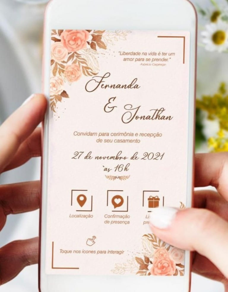 Convite de casamento virtual: como fazer o seu online