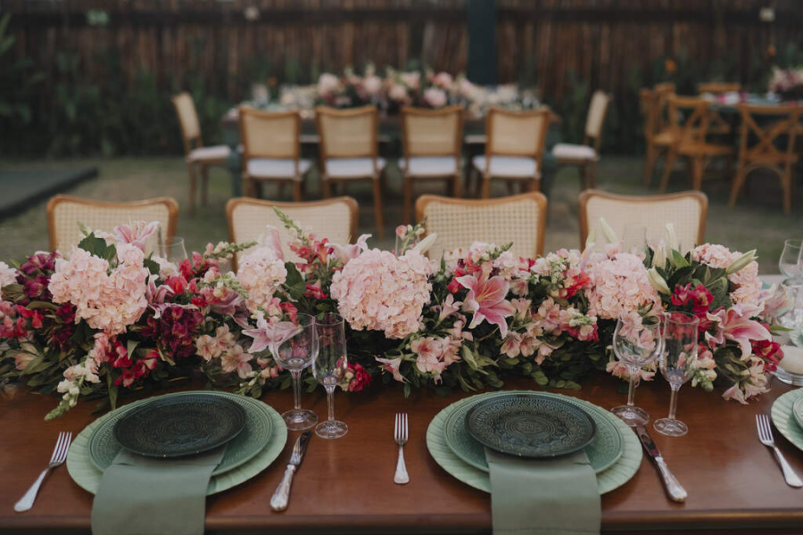 mesa dos convidados Sweet Wedding Decor