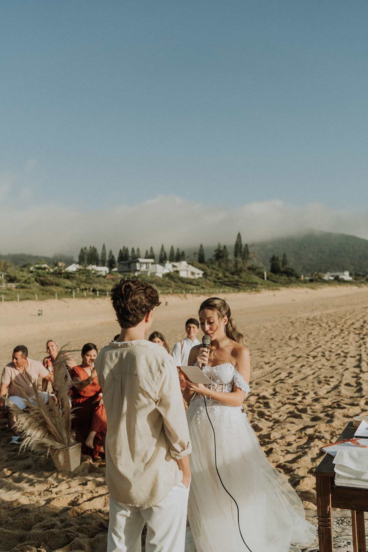 cerimônia de casamento na praia