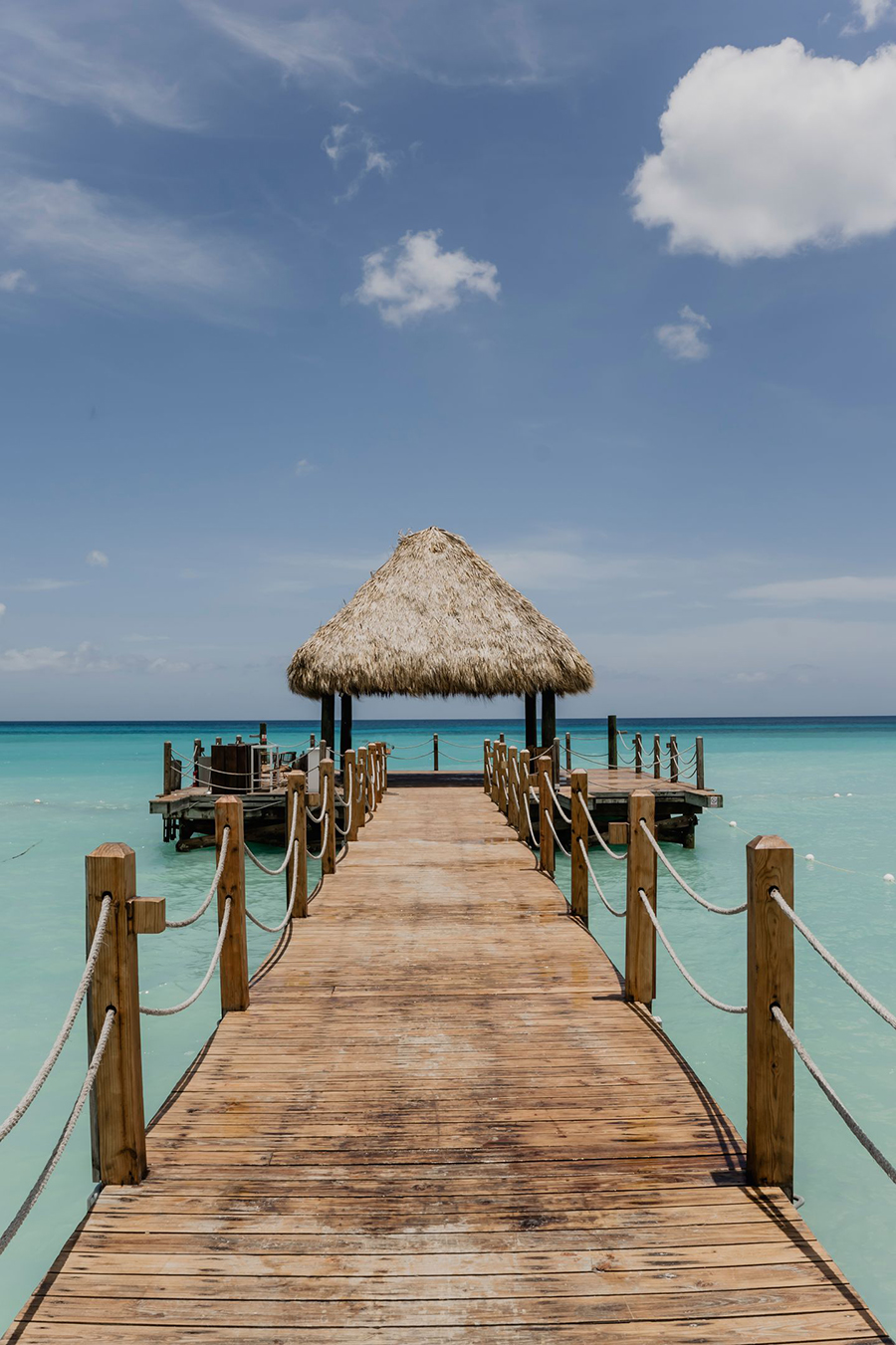 Dreams Dominicus Hotel: diga sim num lindo pier sob o mar do Caribe