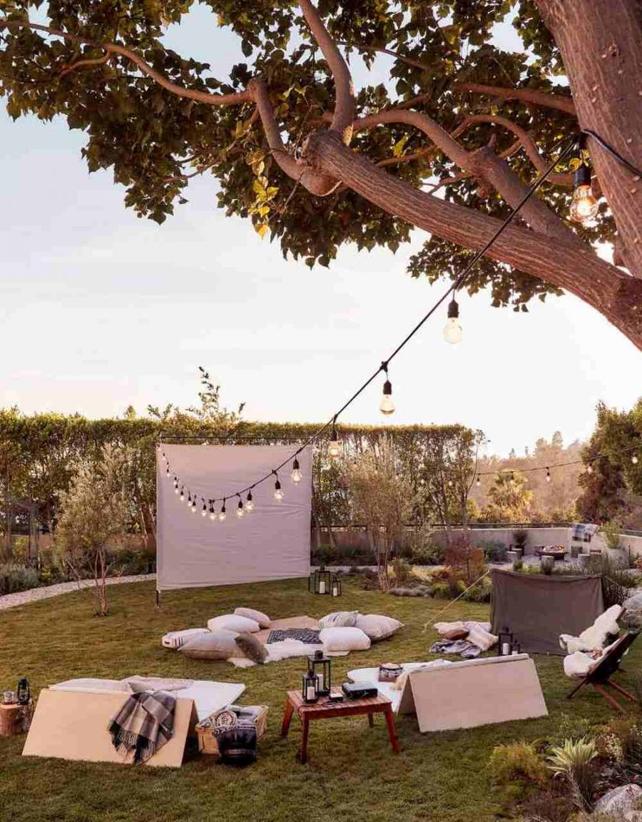  cinema ao ar livre em casa