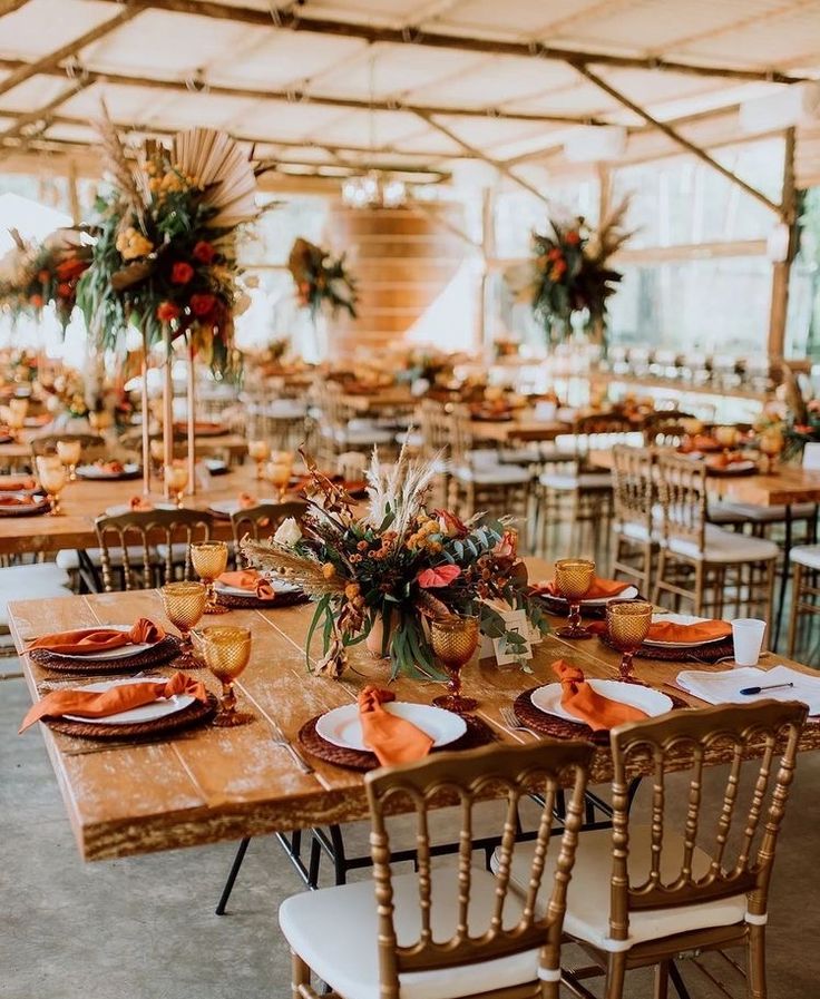 decoração de casamento rústico boho terracota