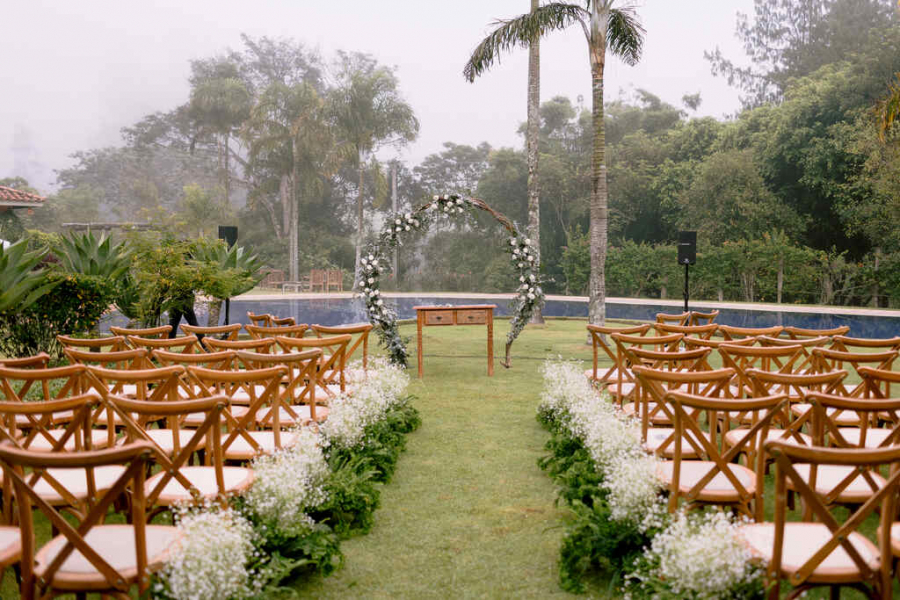 Casamento brunch super intimista para 55 convidados no jardim