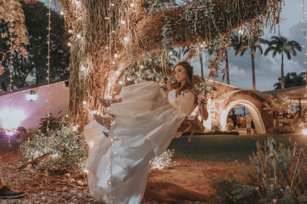 capa post: noiva no balanço no Espaço Imperial