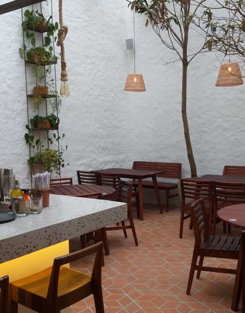ambiente do aberto Casa Rios Restaurante