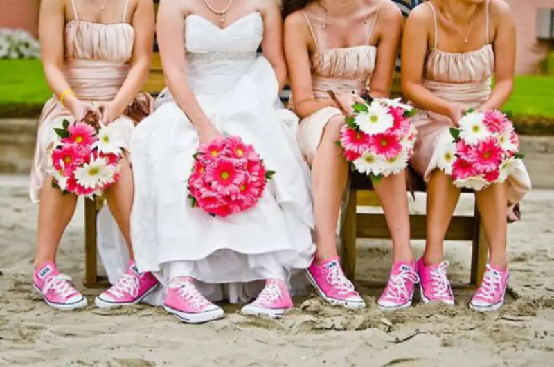  all star rosa para casamento