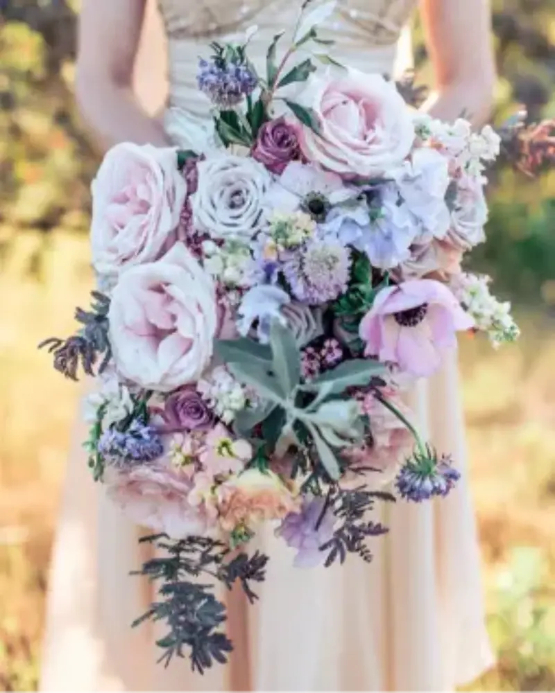 buque para casamento lavanda