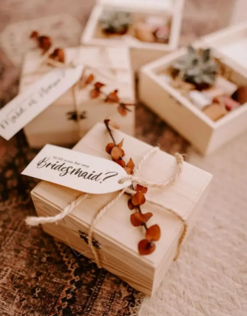  caixa para convite de madrinha simples