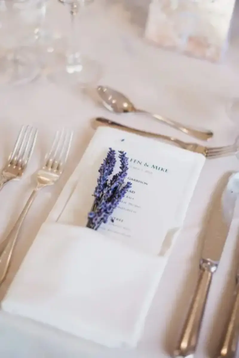 detalhes da decora&ccedil;&atilde;o casamento lavanda