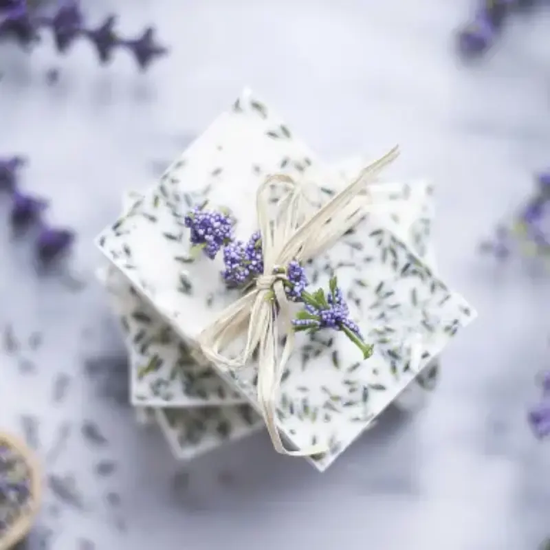 lembrancinha de casamento lavanda