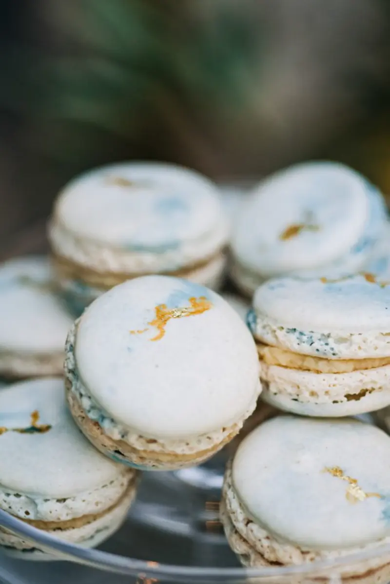 macarons azuis