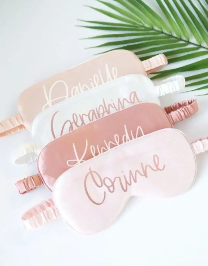  máscara para dormir para madrinha de casamento