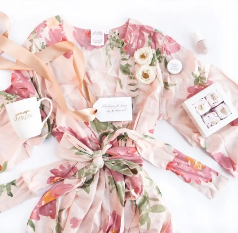  robe floral de presente madrinha