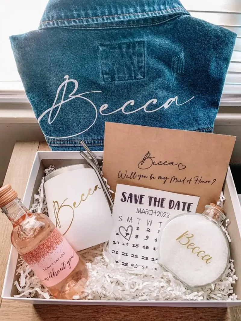  save the madrinha com jaqueta jeans