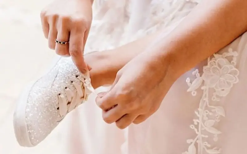 tênis de noiva para casamento