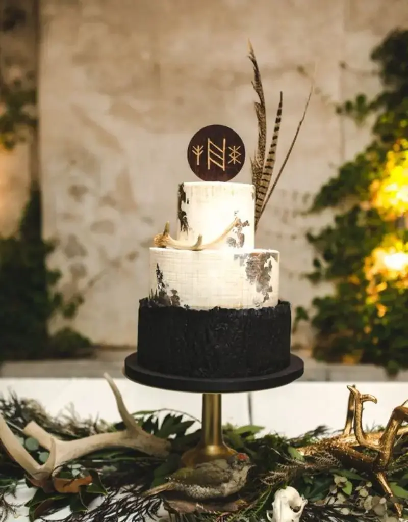  topo de bolo casamento personalizado com símbolos