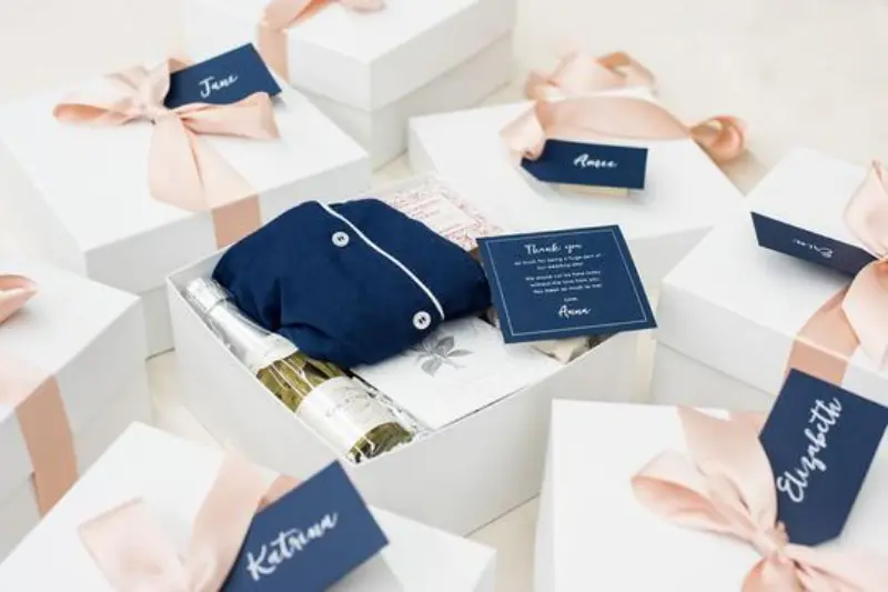 welcome boz padrinhos com pijamas