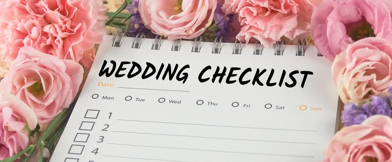 checklist para casamento com flores