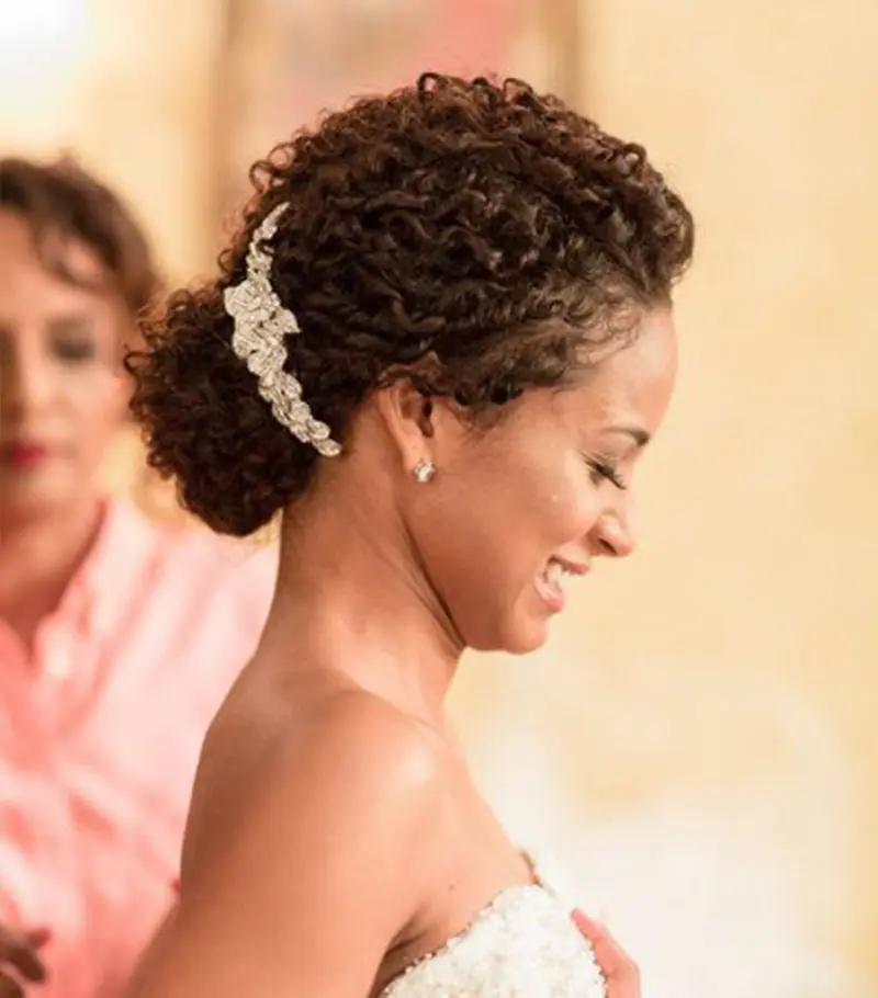 coque para cabelo curto e crespo