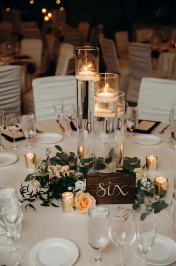 capa post: decoração de mesa DIY para casamento elegante