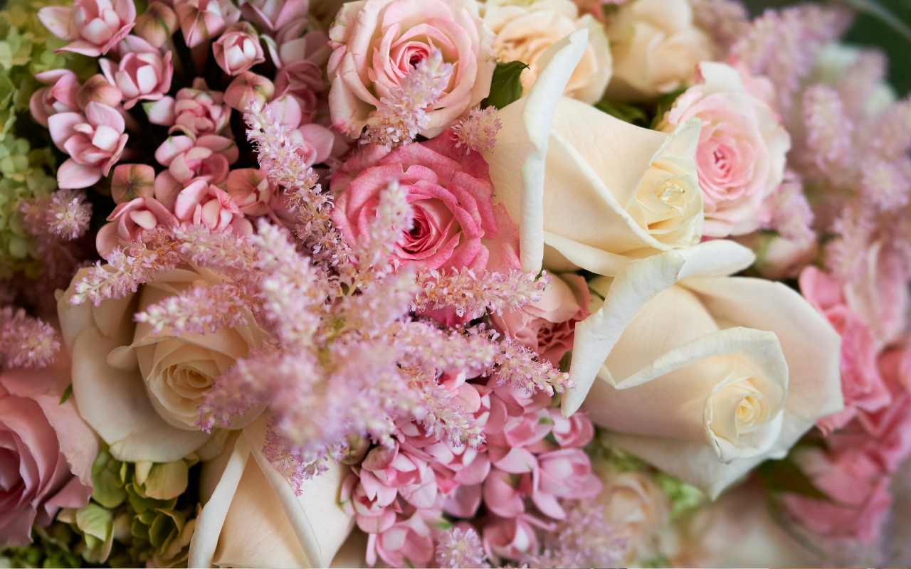 flores rosa para decoração de casamento