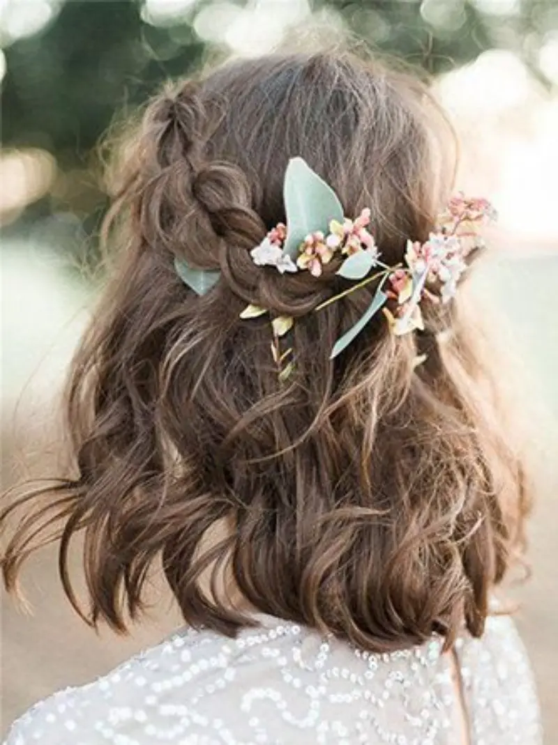 penteado para casamento cabelo ondulado