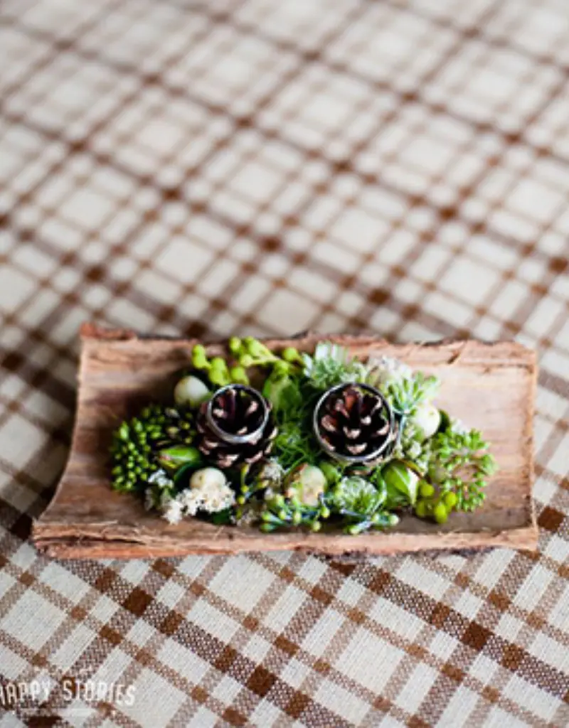  porta rústico em tronco de árvore