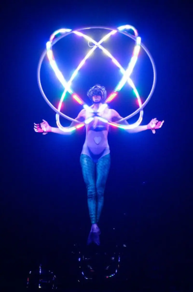 atração para convidado de casamento com show de luzes