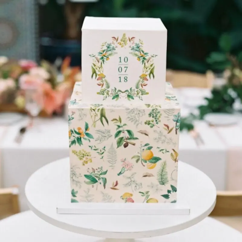  bolo de casamento em aquarela