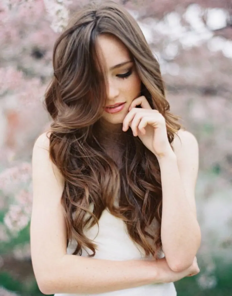  cabelo solto ondulado