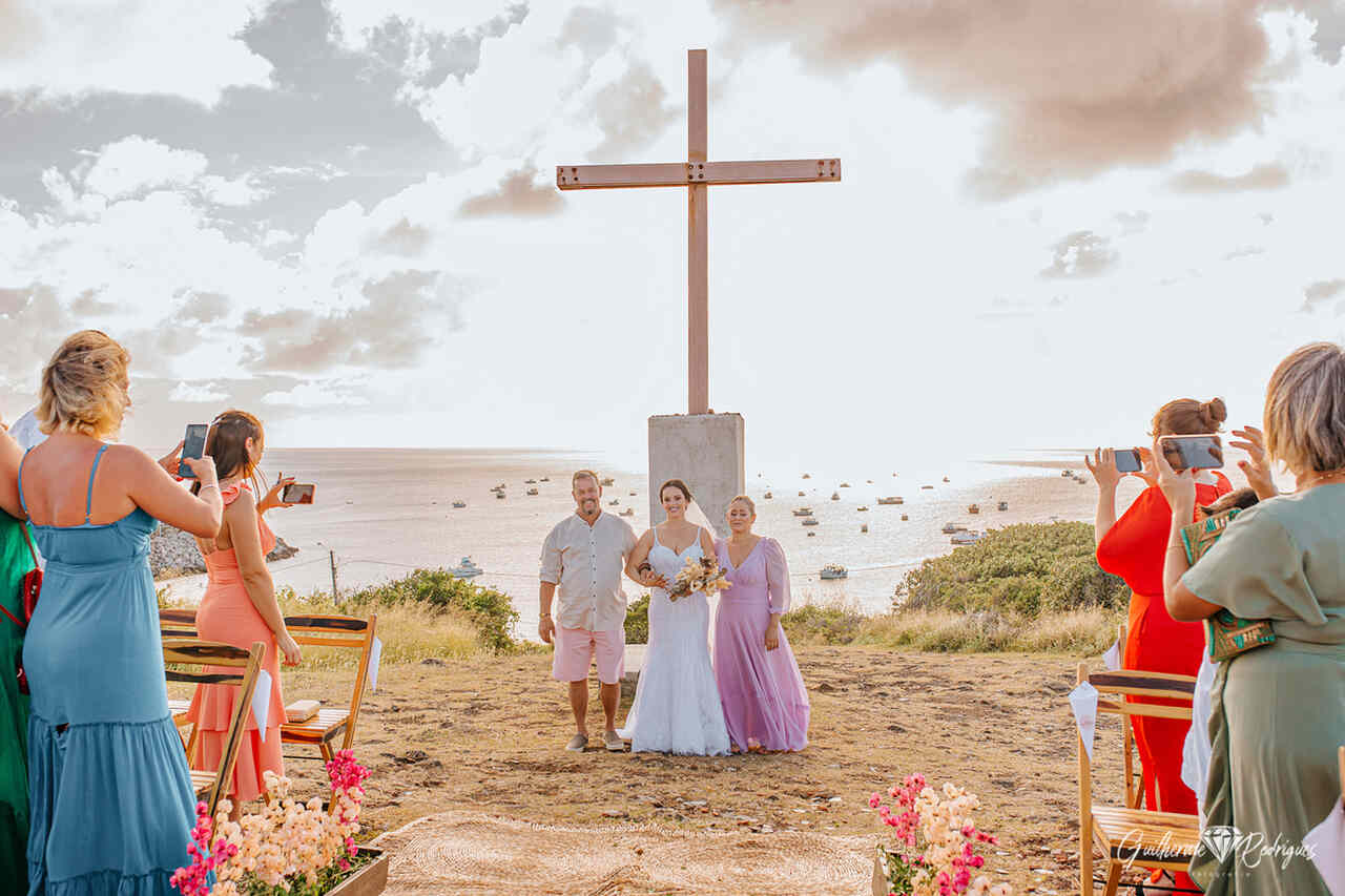 casamento ao ar livre em noronha