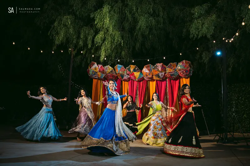 dança de festa de casamento indiano
