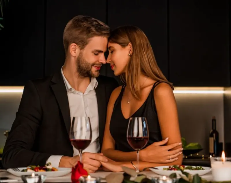 jantar romântico 5 anos de casados