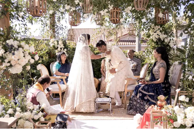 troca de colares casamento hindu