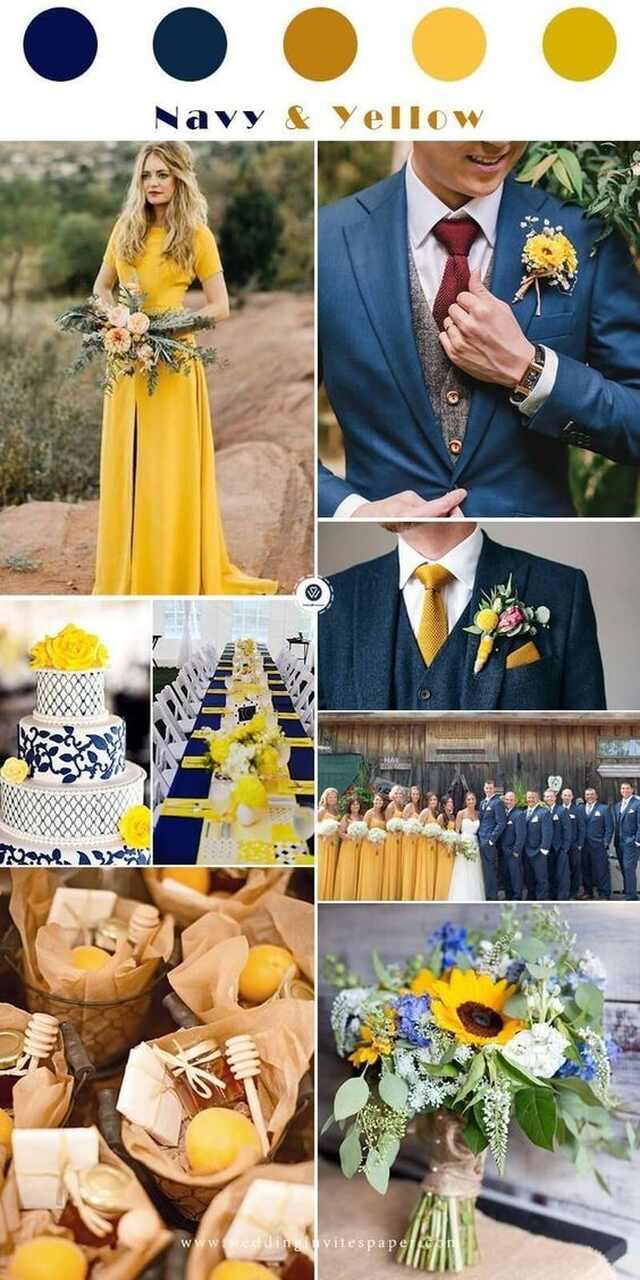 Paleta de cores para casamento