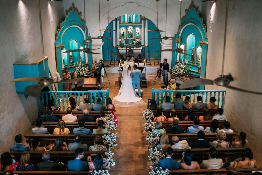 casamento na igreja do quadrado em Trancoso